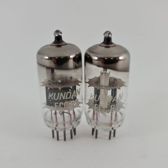 2 X ECC82 / 12AU7 KUNDAN TUBE. 1960s...