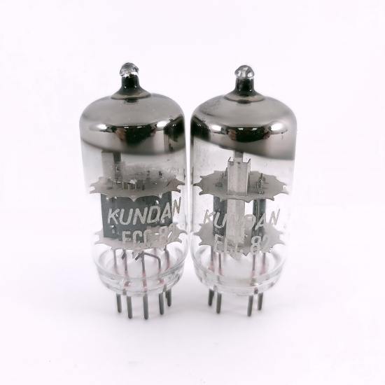 2 X ECC82 / 12AU7 KUNDAN TUBE. 1960s...