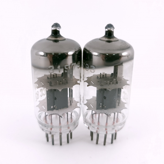 2 X ECC82 / 12AU7 KUNDAN TUBE. 1960s...