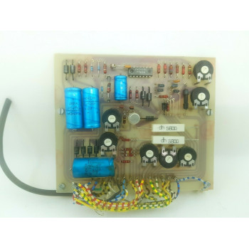 OLD PCB PIHER RESISTORS, PIHER TRIMMER, BIANCHI ELECTROLITUCS CAPACITORS IC.