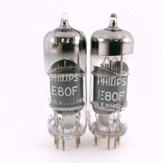2 X E80F PHILIPS TUBE. 1960s PROD....