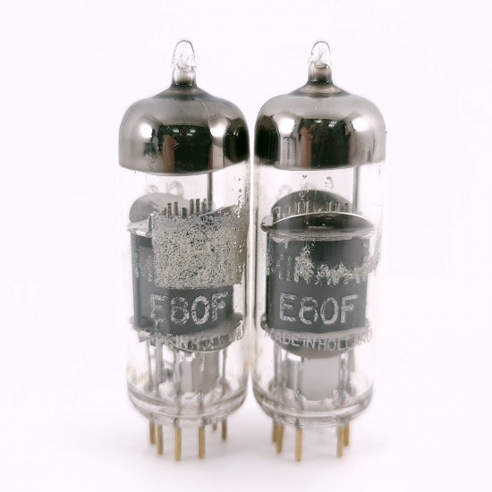 2 X E80F PHILIPS-MINIWATT TUBE. 1960s...