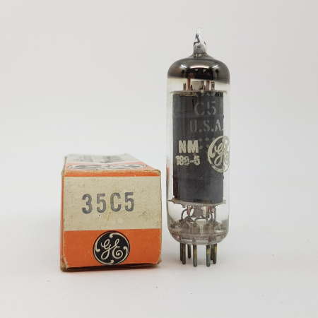 1 X 35C5 GENERAL ELECTRIC TUBE. NOS/NIB. RC130