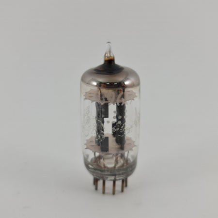 1 X 5965 GENERAL ELECTRIC TUBE. 1960s PROD. 17MM PLATES. COPPER RODS. 1. CH167