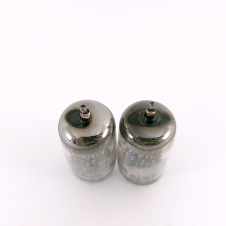 2 X 5965 GENERAL ELECTRIC TUBE. 1960s PROD. 17MM PLATES. MATCHED PAIR. 2. CH167