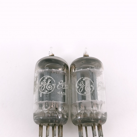 2 X 5965 GENERAL ELECTRIC TUBE. 1960s PROD. 17MM PLATES. MATCHED PAIR. 2. CH167