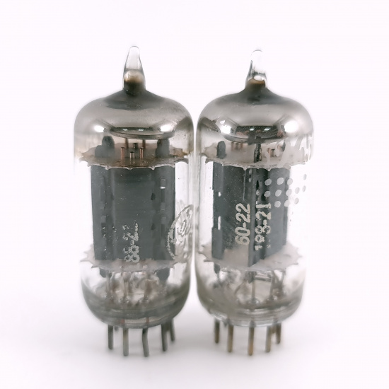 2 X 5965 GENERAL ELECTRIC TUBE. 1960s...