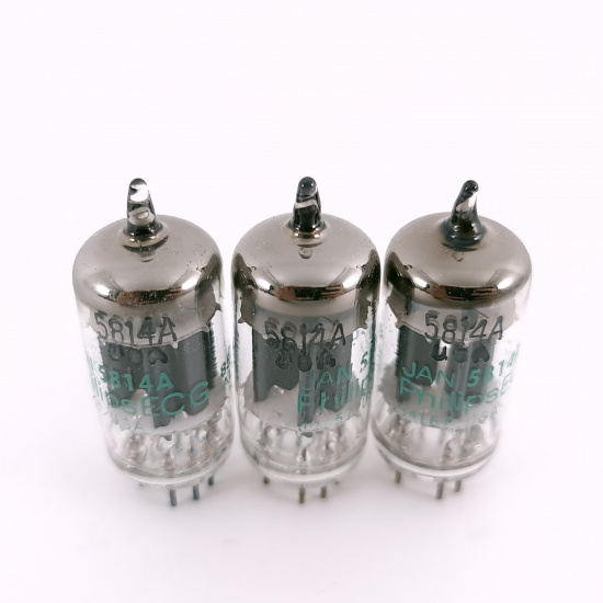 3 X JAN 5814A PHILIPC ECG TUBE. 1980s...