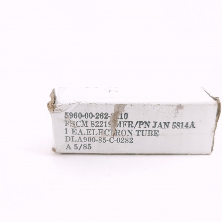 1 X JAN 5814A PHILIPS ECG TUBE. 1980s PROD. 17MM PLATES. COPPER RODS. 9. CH167