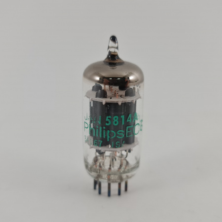 1 X JAN 5814A PHILIPS ECG TUBE. 1980s PROD. 17MM PLATES. COPPER RODS. 9. CH167