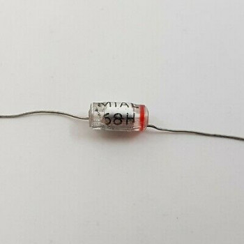 STYROFLEX CAPACITOR 68PF 160V 3% NOS 3PC. C408U14F210921