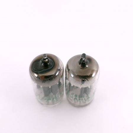 2 X 5814A SYLVANIA TUBE. 1960s PROD. 17MM PLATES. MATCHED PAIR. USED. 7. CH167