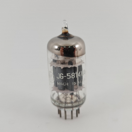 1 X 5814WA GENERAL ELECTRIC TUBE. 1960s PROD. 3 MICA. 10. CH167