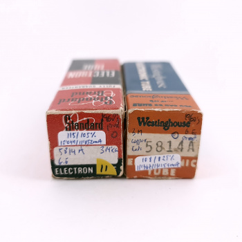 2 X 5814A TUBE. 1960s...