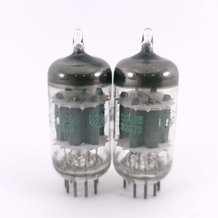 2 X JAN 5814A GENERAL ELECTRIC TUBE. 1960s PROD. MATCHED PAIR. USED. 12. CH167