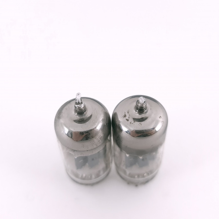 2 X ECC82 TUBE. 1960s MINIWATT BARCELONA PROD. MATCHED PAIR. USED. 13. CH167
