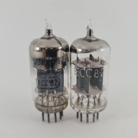 2 X ECC82 TUBE. 1960s MINIWATT...