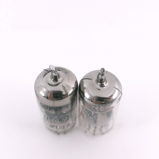 2 X ECC82 TUBE. 1960s MINIWATT...