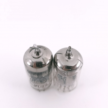 2 X ECC82 TUBE. 1960s MINIWATT BARCELONA PROD. MATCHED PAIR. USED. 15. CH167