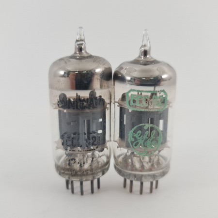 2 X ECC82 MINIWATT BARCELONA TUBE. 1960s PROD. MATCHED PAIR. 18. CH167