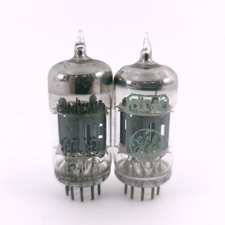 2 X ECC82 MINIWATT BARCELONA TUBE. 1960s PROD. MATCHED PAIR. 18. CH167