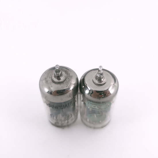 2 X ECC82 MINIWATT BARCELONA TUBE....