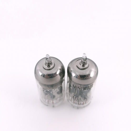 2 X ECC82 MINIWATT BARCELONA TUBE....