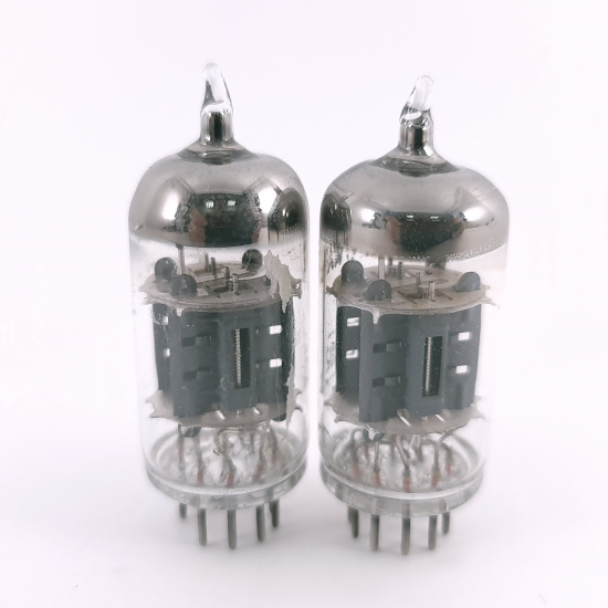 2 X ECC82 MINIWATT BARCELONA TUBE....