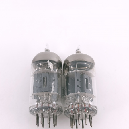 2 X ECC82 MINIWATT BARCELONA TUBE. 1960s PROD. MATCHED PAIR. USED. 19. CH167