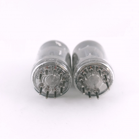 2 X ECC82 MINIWATT BARCELONA TUBE. 1960s PROD. MATCHED PAIR. USED. 19. CH167
