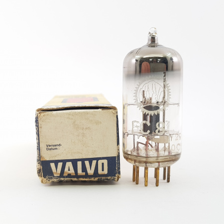 1 X EC81 VALVO TUBE. 1960s PROD. GOLD PIN. COPPER RODS. NOS/NIB. C130