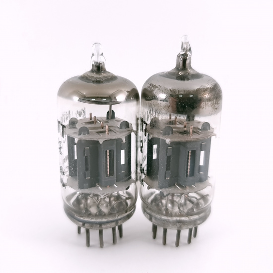 2 X ECC82 MINIWATT BARCELONA TUBE....