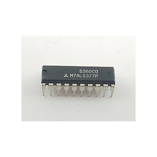 M74LS377P MITSUBISHI INTEGRATED CIRCUIT NOS ( New Old Stock )1PC. C140U14F211019