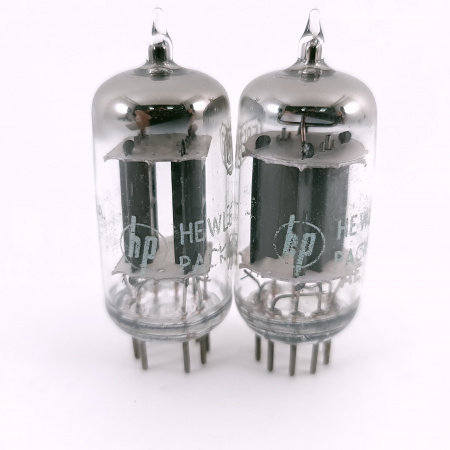 2 X 5963 HP TUBE. 1950s RCA PROD. 17MM PLATES. U-FOIL G. MATCHED PAIR. 30.CH167