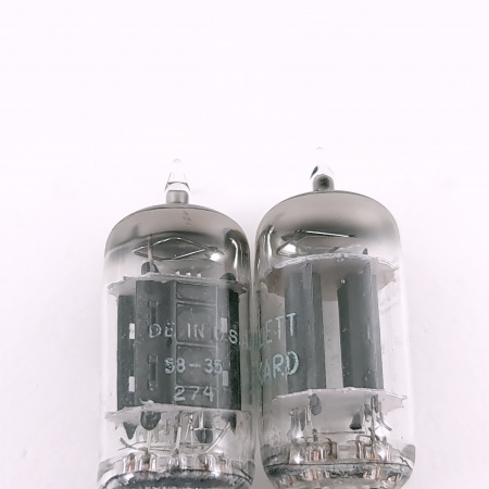 2 X 5963 HP TUBE. 1950s RCA PROD. 17MM PLATES. U-FOIL G. MATCHED PAIR. 30.CH167