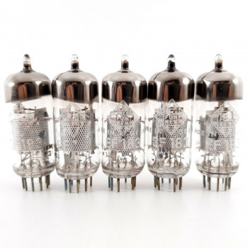 5 X EF183 / 6EH7 TELEFUNKEN TUBE. 1950s Siemens und Halske PROD. MATCHED1 CH131 2