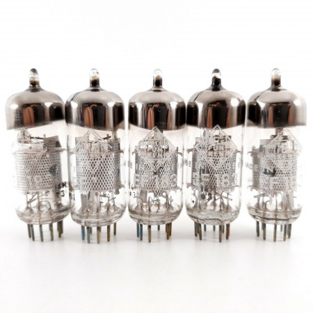5 X EF183 / 6EH7 TELEFUNKEN TUBE. 1950s Siemens und Halske PROD. MATCHED1 CH131