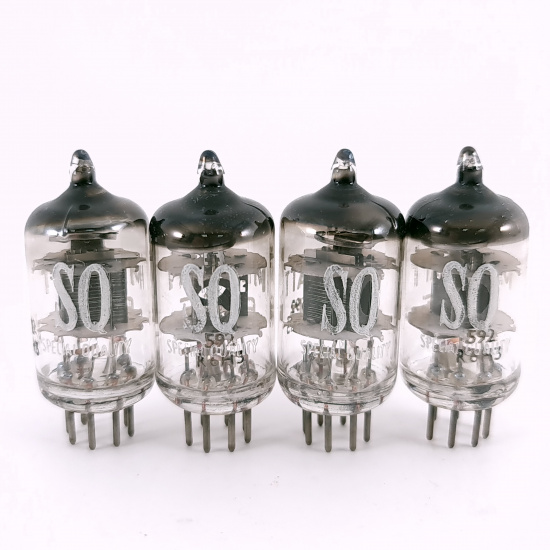 4 X E95F / 6AK5 MINIWATT TUBE. 1960s...