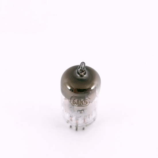 1 X 6AK5 RCA TUBE. 1950s PROD. CHROME...