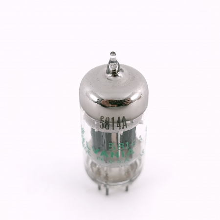 1 X 5814A SYLVANIA TUBE. 1960s PROD. 3 MICA. COPPER RODS. 42. CH167