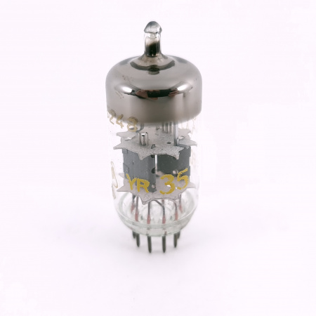 1 X ECC82 / 12AU7 ANNA SEGHERS TUBE. 1960s EAST GERMANY PROD. 43. CH167