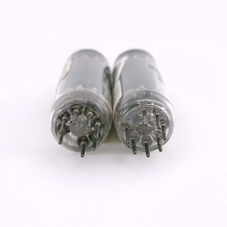 2 X 6AQ5 / EL90 MINIWATT BARCELONA TUBE. 1950s PROD. MATCHED PAIR. 45. CH167