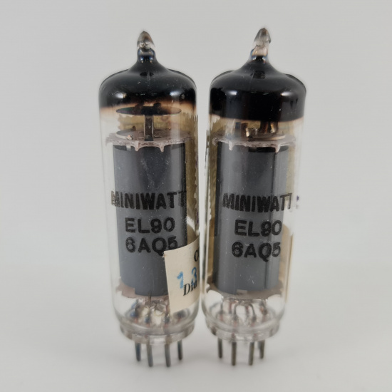 2 X 6AQ5 / EL90 MINIWATT BARCELONA...