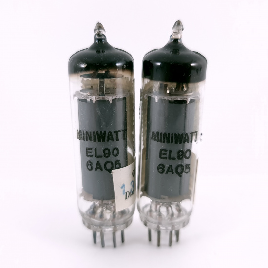 2 X 6AQ5 / EL90 MINIWATT BARCELONA...