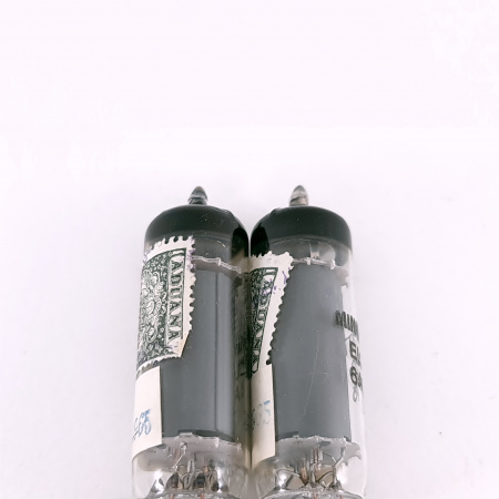 2 X 6AQ5 / EL90 MINIWATT BARCELONA TUBE. 1950s PROD. MATCHED PAIR. 46. CH167