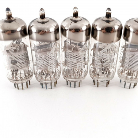 5 X EF183 / 6EH7 TELEFUNKEN TUBE. 1950s Siemens und Halske PROD. MATCHED1 CH131