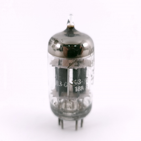 1 X 6189 / 12AU7WA GENERAL ELECTRIC TUBE. 1960s PROD. 3MICA. USED. 54. CH167