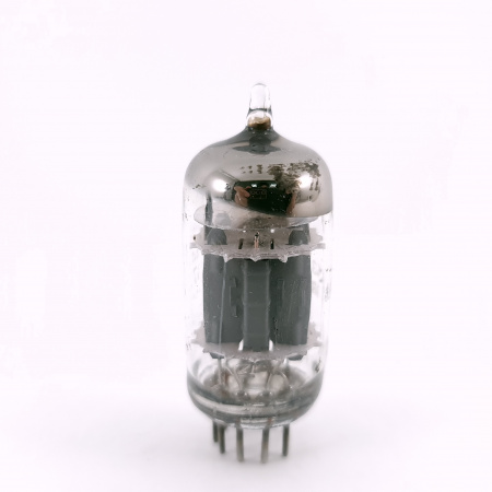 1 X 6189 / 12AU7WA GENERAL ELECTRIC TUBE. 1960s PROD. 3MICA. USED. 54. CH167