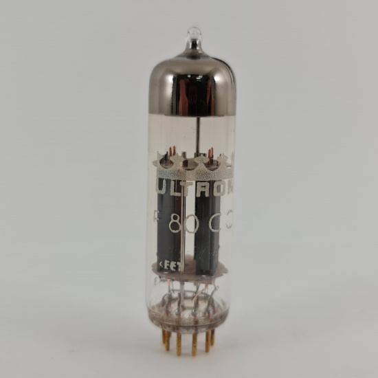 1 X E80CC ULTRON TUBE. 1960s PHILIPS...