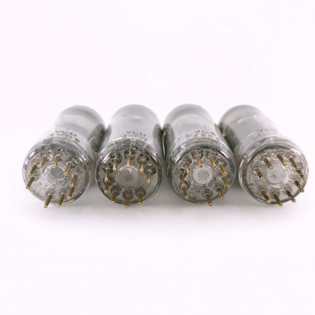 4 X E80F TUBE. 1960s PHILIPS PROD. GOLD PIN. MATCHED TRIO. 57. CH167